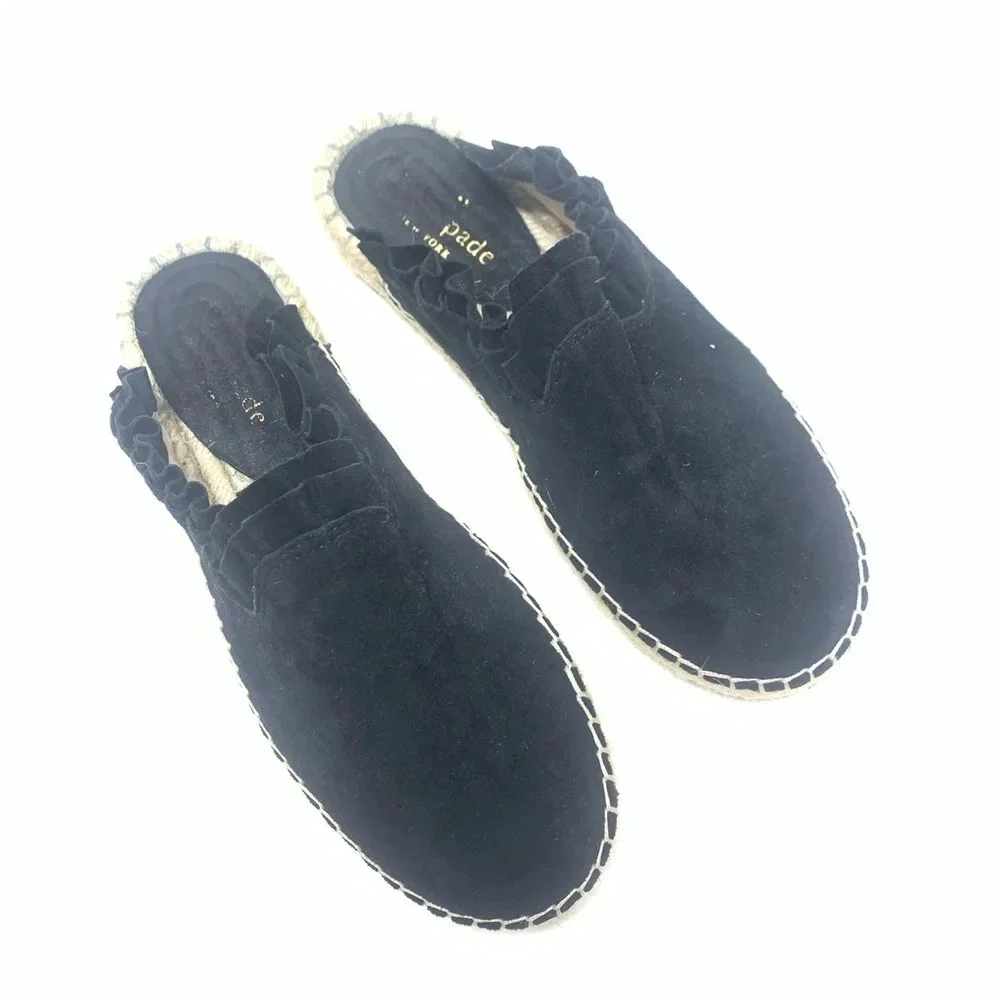 Kate Spade Black Suede Slide Size 5